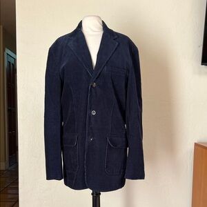 St. John’s Bay blue corduroy blazer -medium tall